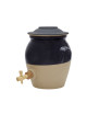 Digoin stoneware 3L vinegar pot with tap