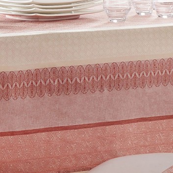 Tradilinge 6 Charleston Corail napkins 45x45cm