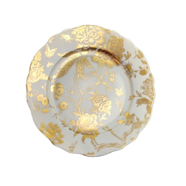 Deshoulières 6 secret garden dessert plates - 4 colors