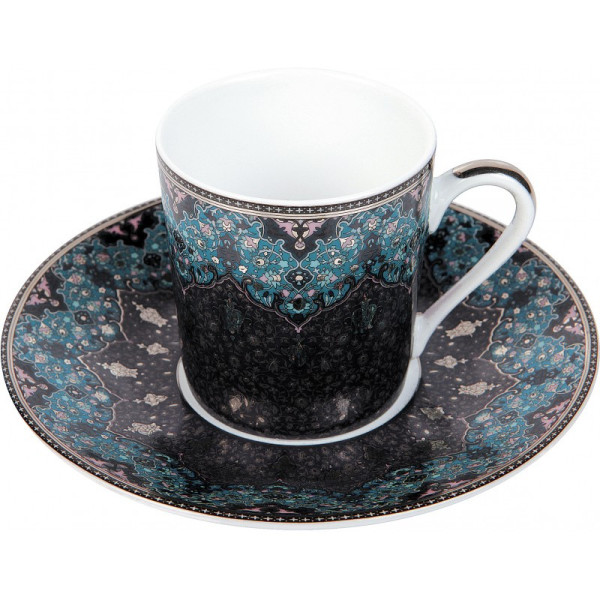 Deshoulières 6 Dhara saucer cups - 2 colors - 2 sizes