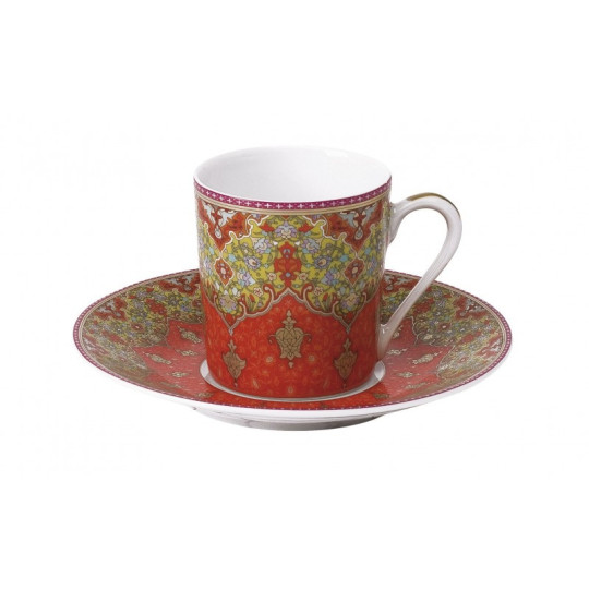 Deshoulières 6 Dhara saucer cups - 2 colors - 2 sizes