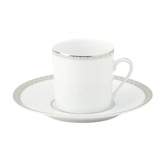 Deshoulières 6 Parure cups and saucers - 3 capacities