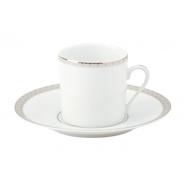 Deshoulières 6 Parure cups and saucers - 3 capacities