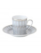 Deshoulières 6 Arcades saucer cups - 2 colors 2 capacities