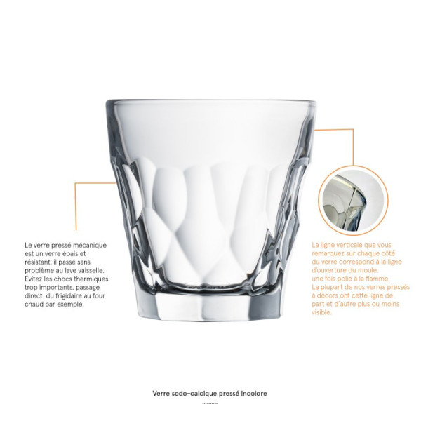 La Rochère 6 Silex tumbler glasses