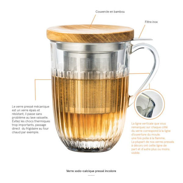 La Rochère Tea mug Ouessant