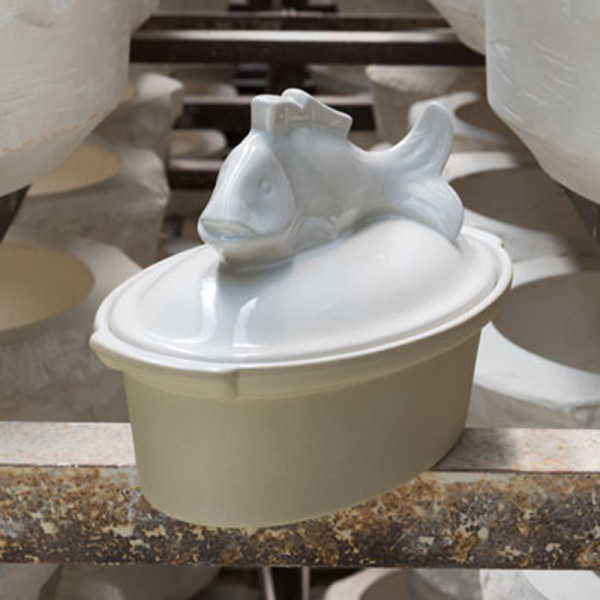 Digoin sandstone fish terrine - 2 colors