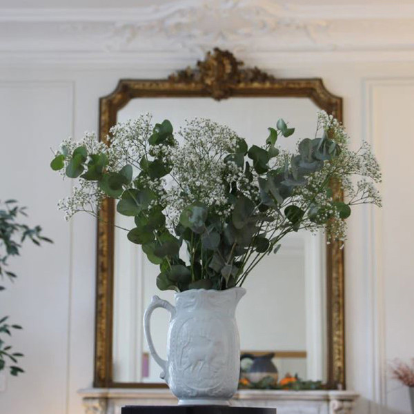 Digoin Deer vase pitcher in sandstone - 2 colors