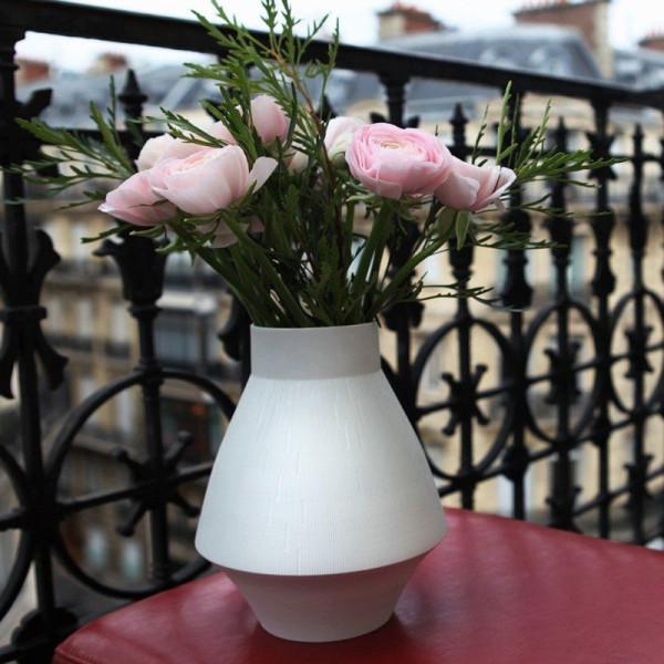 Haviland Porcelain Vase Infini Diamant