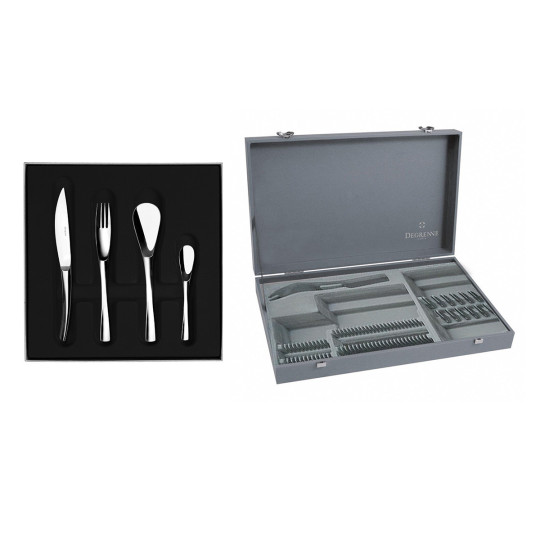 DEGRENNE XY mirror Box 50 cutlery