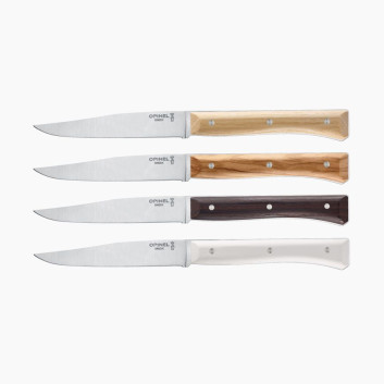 Opinel Box of 4 Facette knives - 5 colors