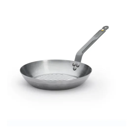 De Buyer Mineral B steel grill pan - 2 sizes