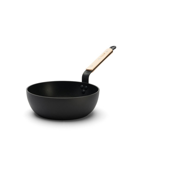 De Buyer Choc B rounded sauté pan in wood - 2 sizes