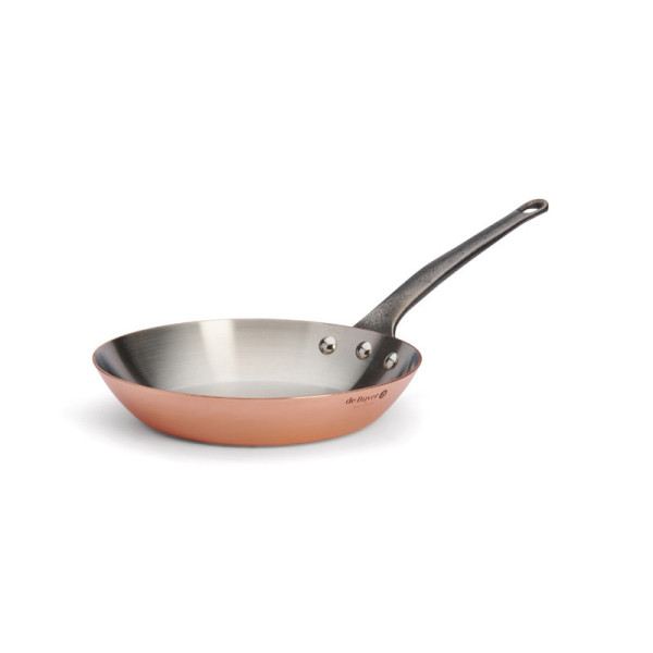 De Buyer Prima Matera round copper frying pan - 3 sizes