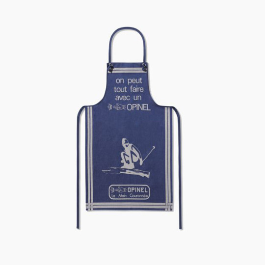 Opinel blue apron