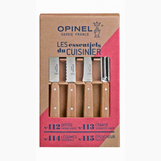 Opinel Cook's Essentials Box - 7 colors
