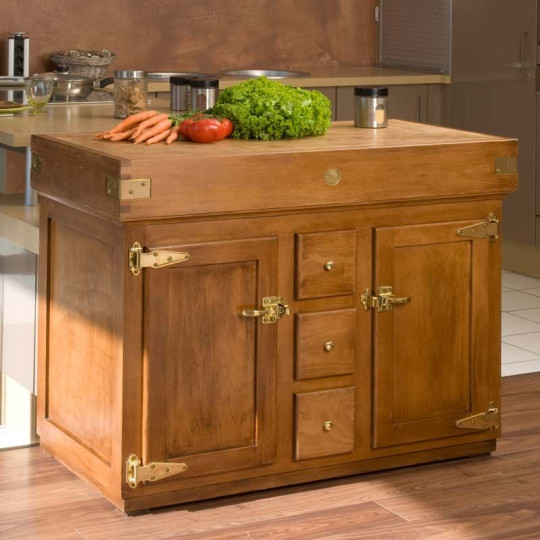 Chabret Glacière traditional butcher block