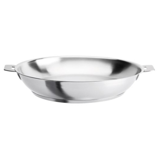 Strate Cristel stainless steel high frying pan - 2 diameters