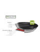 Cristel Strate fixed Excellis stainless steel frying pan - 3 diameters