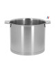 Strate Cristel high stainless steel saucepan 14cm