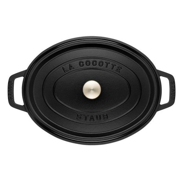 STAUB La Cocotte 両手鍋 黒18cm Staub 【並行輸入品】ストウブ 鍋 24cm ピコ・ココット ラウンド