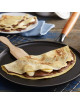 Staub cast iron crepe pan wooden handle