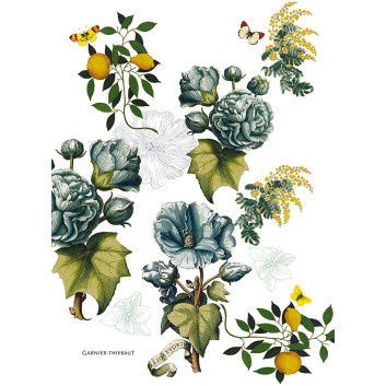 Garnier Thiebaut Giardino tea towel x2