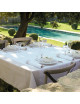 Le Jacquard Français Venezia ivoire cotton tablecloth - 4 sizes
