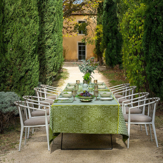 Le Jacquard Français Voyage Iconique tablecloth coated - 3 colors
