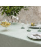 Garnier Thiebaut Mille guipure jade tablecloth - 6 sizes
