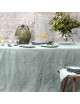 Garnier Thiebaut Mille guipure jade tablecloth - 6 sizes