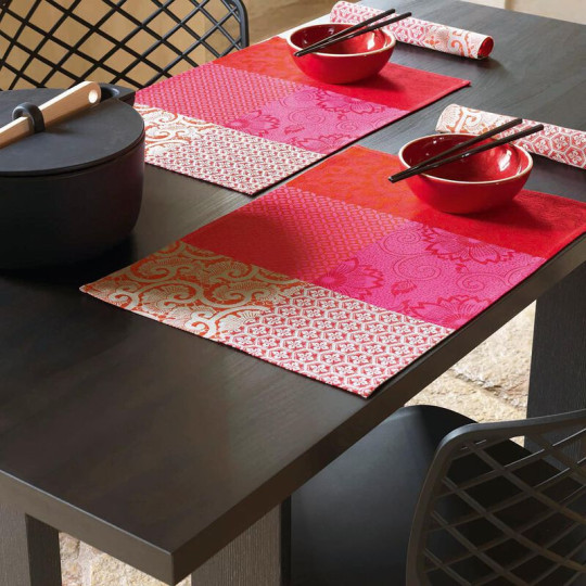 Le Jacquard Français Fleurs de Kyoto 4 placemats - 2 colors