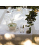 Le Jacquard Français Venezia table runner ivory cotton