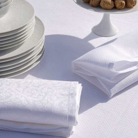 Le Jacquard Français Portofino fiori 4 napkins - 2 colors
