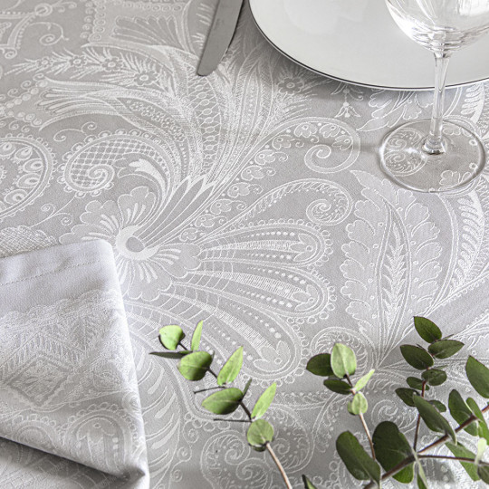 Garnier Thiebaut Grace 4 napkins pearl