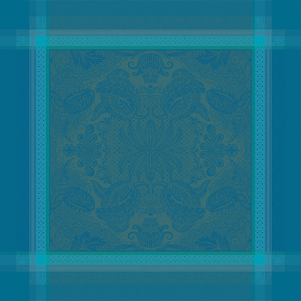 Garnier Thiebaut Isaphire emerald tablecloth - 4 dimensions