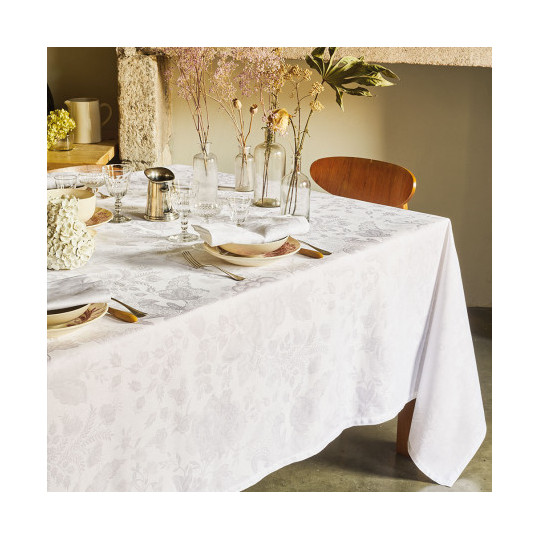Garnier Thiebaut Mille Giverny Tablecloth white - 4 sizes