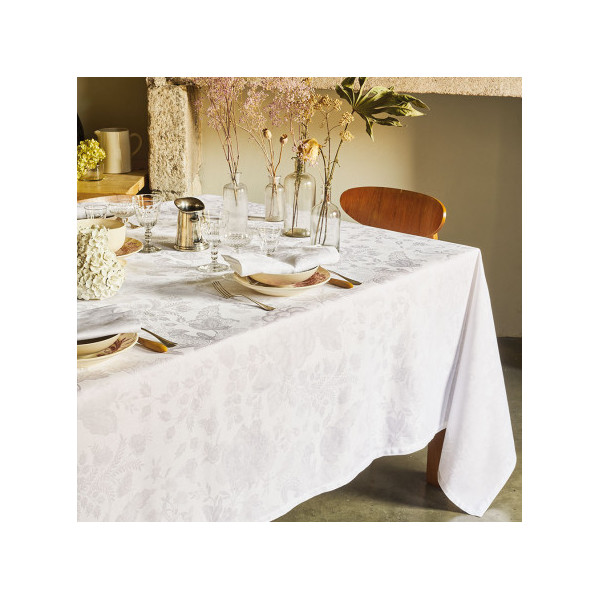 Garnier Thiebaut Mille Giverny Tablecloth white - 4 sizes