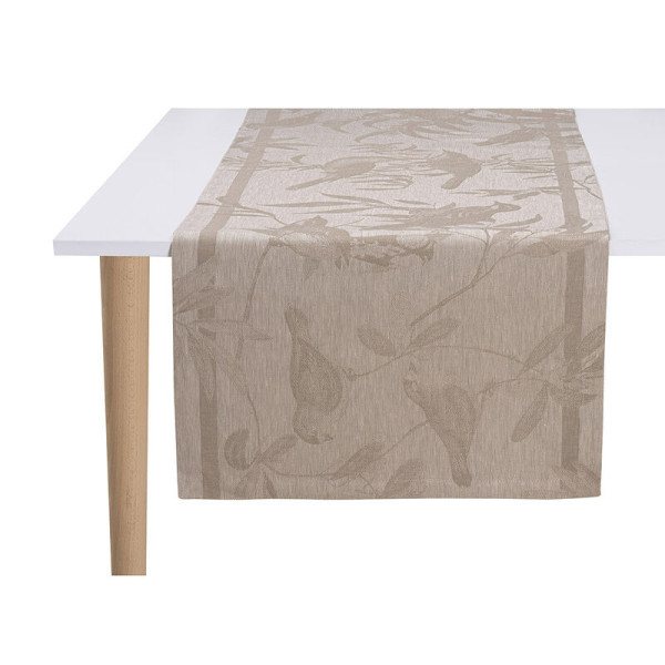 Le Jacquard Français Volière table runner - 2 colors