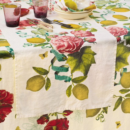 Garnier Thiebaut ​Citrons Menton table runner