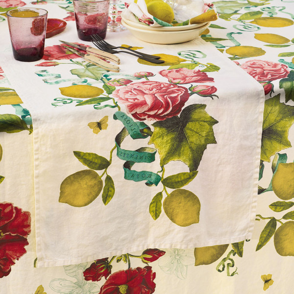 Garnier Thiebaut ​Citrons Menton table runner