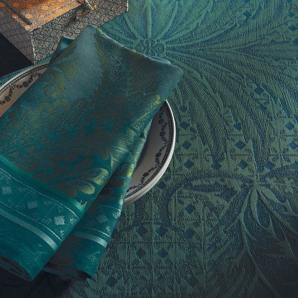 Garnier Thiebaut Isaphire 4 napkins emerald
