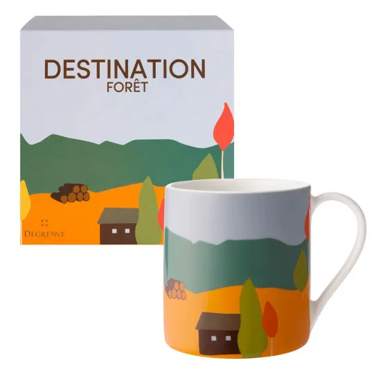 Degrenne Mug Destination Forest porcelain