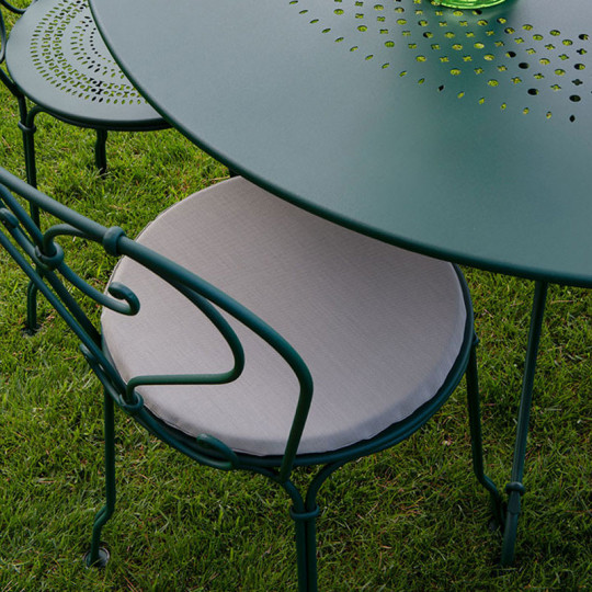 Fermob outdoor round chair cushion - 3 colors 2 sizes