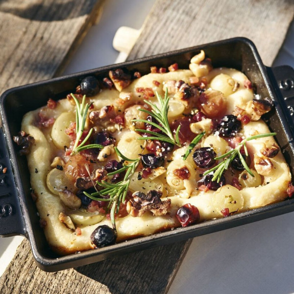 Mini oven dish black matt 15x11cm Staub