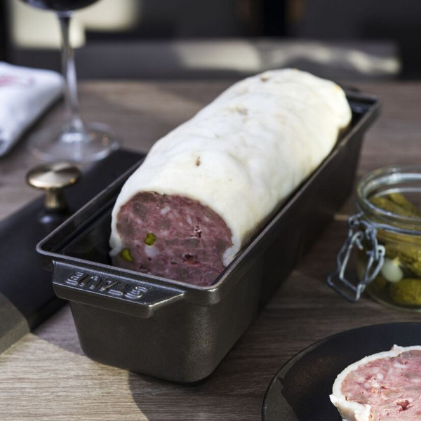 Terrine dish black matt 30x11cm Staub