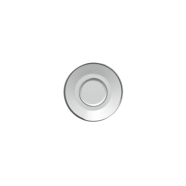 DEGRENNE 6 cups and saucers Galon platinum gold - 2 colors