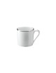 DEGRENNE 6 cups and saucers Galon platinum gold - 2 colors