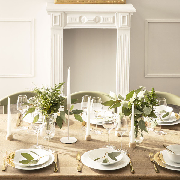 DEGRENNE 6 SD One Blanc plates - 6 sizes