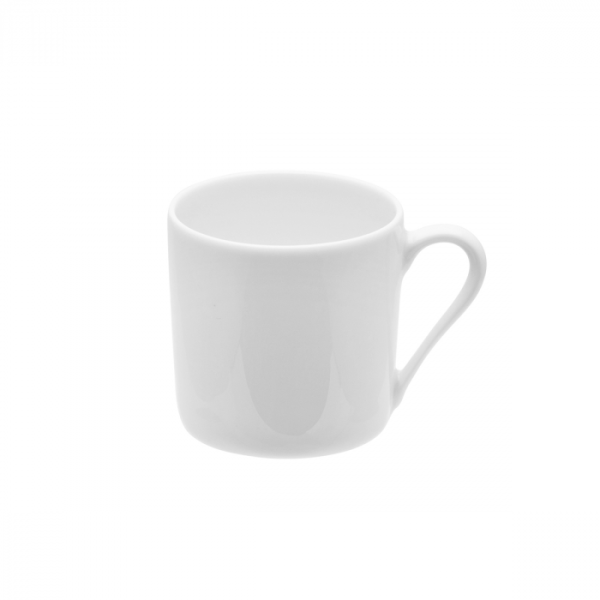 DEGRENNE 6 cups and saucers L White - 2 sizes